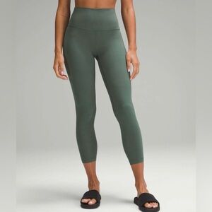 Lululemon Align High-Rise Leggings 25”. Color: Dark Forest. Size: 4